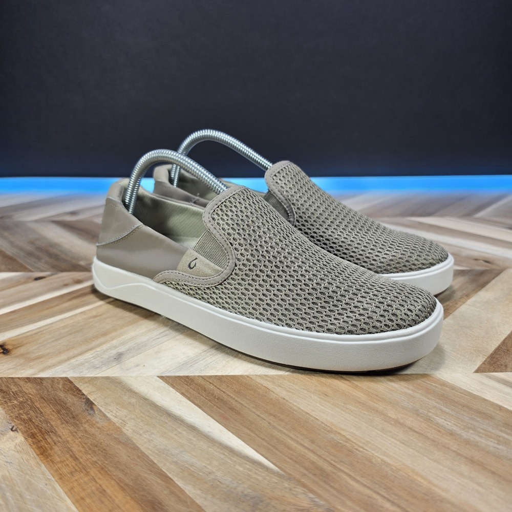 OluKai Lae'ahi Clay Men's 8 Mesh Slip On Sneakers Shoes 10443-1010 Walking